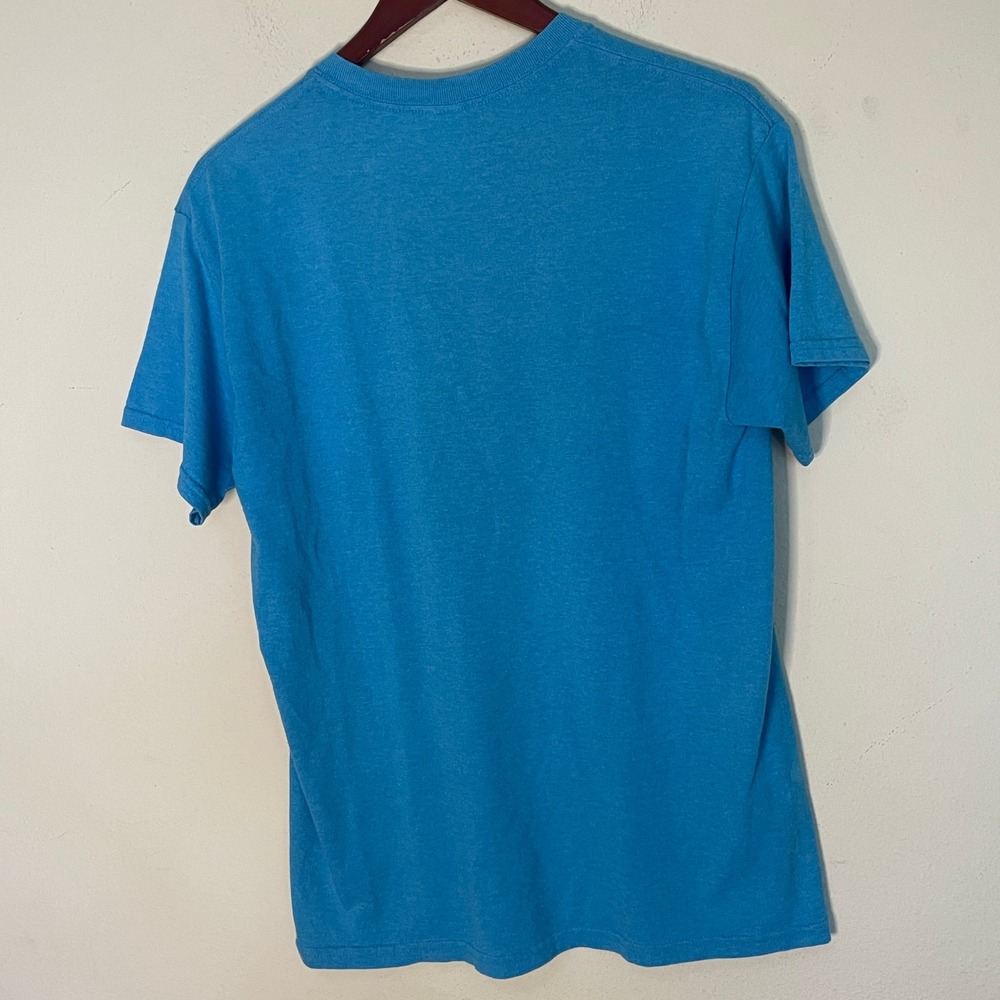 Vintage Tourist Funny Faded Bowling Tournament Ship Faced Dad Graphic T-Shirt M - Picture 6 of 7